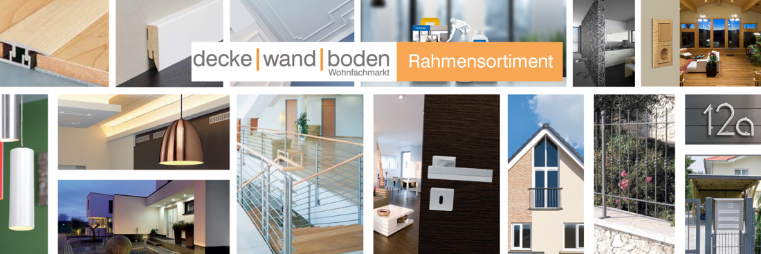 decke wand boden Rahmensortiment StartseiteSlider