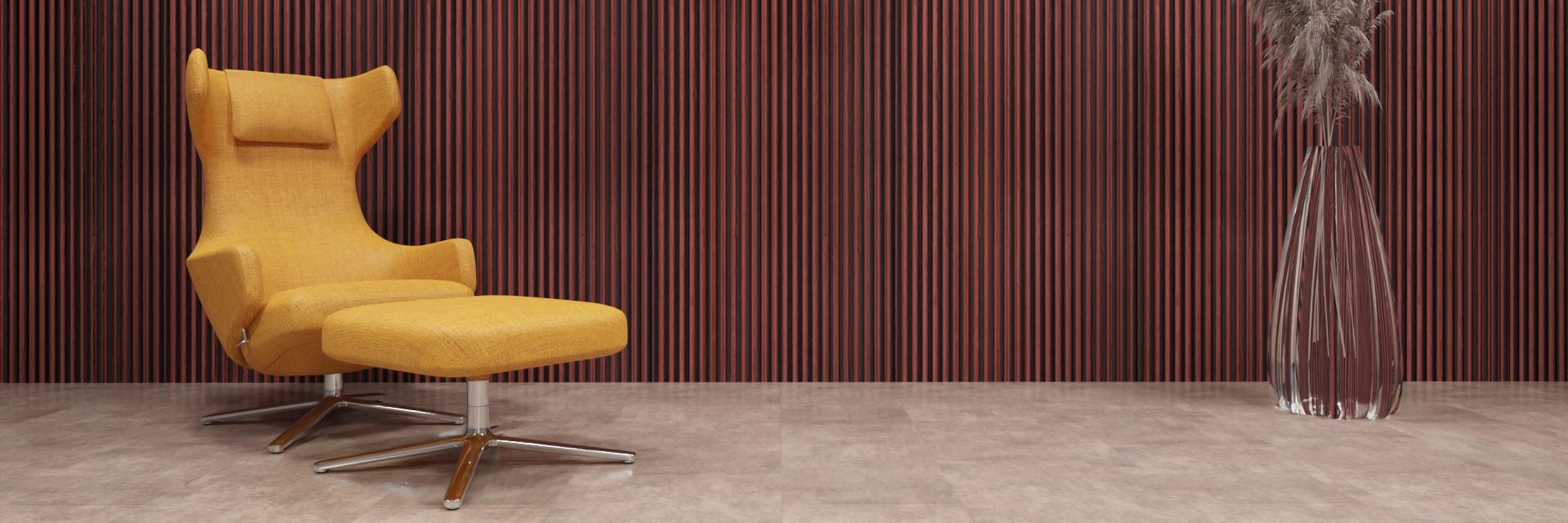 artStone Raumfoto arcquitone tricom plum