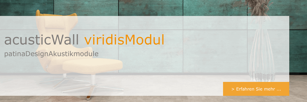 xstone acusticWall viridis patinaoberfläche Headliner